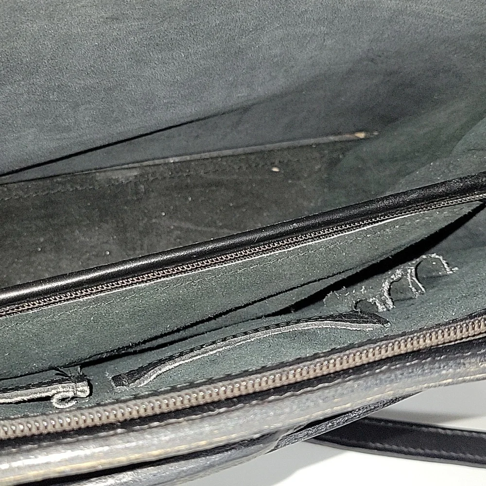 Vintage Hartmann Black Leather Briefcase
